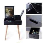 12.3kg 3mm Mirror Wooden Make Up Table Family Room Furnitures