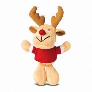 Wholesale Lovely Reindeer Moose Stuffed Animal Christmas Plush Toys 15cm Size from china suppliers