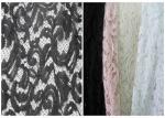 Nylon Cotton Corded Lace Fabric Red / Brown Shrink-Resistant OEM ODM CY-LW0679