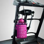 128oz Neoprene Glass Water Bottle Cooler Sleeve With Time Marker