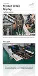 JGKW Working Speed 300m/min Folder Gluer Parts for Production of Lock Bottom