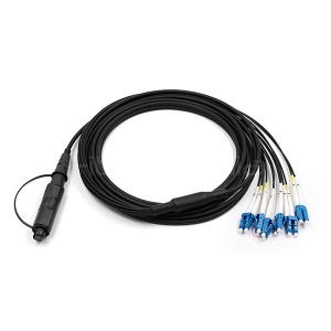 Wholesale OptiTap MPO To 6xLC UPC Duplex Outdoor Waterproof Cable 9/125 G.657.A1 LSZH Jacket from china suppliers