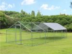 Heavy Duty Glvanized Steel Polyethylene White Color Cover Chicken Run Cage