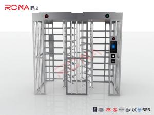 Wholesale Stainless Steel Full Height Turnstile RFID Card Reader Fingerprint With Double Channels from china suppliers
