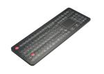 108 Keys Medical Polyester Membrane Desktop Keyboard USB PS2 Connection Compact