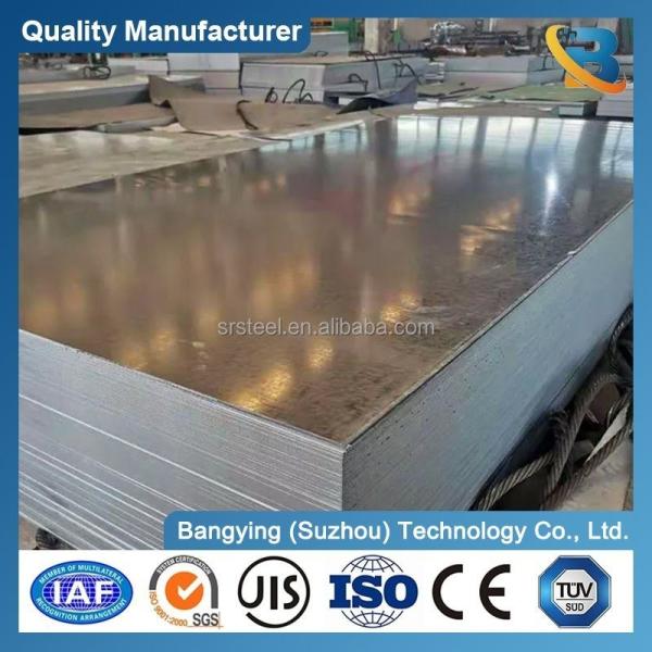 Customized Q235 0.7mm 0.5mm 0.8mm Galvanized Steel Sheets with Hot Dipped and