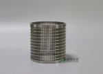 304 316L Stainless Steel Filter Johnson Sieve Tube Backflushing Custom Length