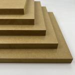 1220x2440mm MDF Wood Board Heat Resistant E1 Glue For Construction