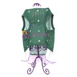Digital Print Embroider Pet Dress Love Poly Jersey Custom Summer Heart Woven
