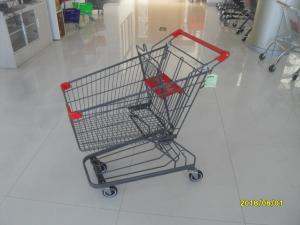 Wholesale ROHS / UKAS Standard 60 Litre Supermarket Shopping Trolly With Anti UV Plastic from china suppliers