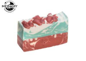 Wholesale Pure Natural Organic Handmade Soap , Red Rose Gessential Oil Bar Soap Moisturizing from china suppliers