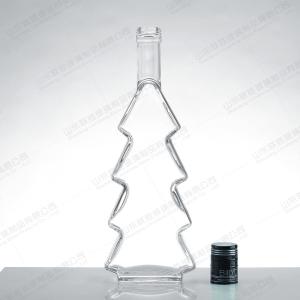 Wholesale Glass Collar Frosted Clear Decorative Blown Fancy Liquor Wine Bottles for Requirements from china suppliers