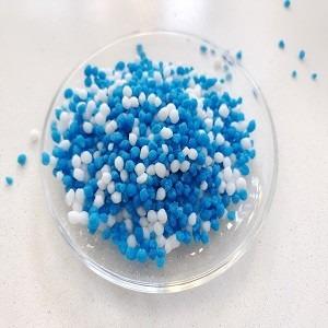 Blue-White Colored Magnesium Sulfate Granules Inorganic Chemicals Customizable