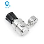 CO2 Gas Pressure Regulator Single Gauge Single Stage 316 Stainless Steel