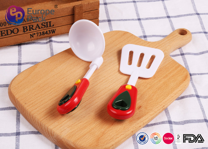BPA Free Food Safety Custom Plastic Toys Spoon For Children Playing