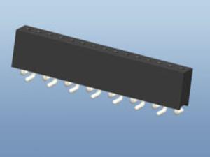 Wholesale Terastor Round hole socket/Female Header 1.27mm 1*20P SMT from china suppliers