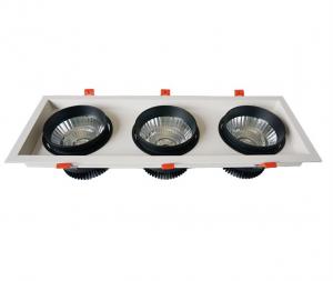 Wholesale COB Grille LED Ceiling Downlights Three Head High Brightness With Alu Housing from china suppliers
