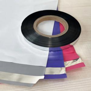 China PE And PP Plastic Aluminum Film Permanent Bag Sealing Tape For Mailer Bags And Flat Poly Mailers on sale