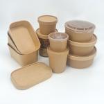 Disposable Lunch Box Coated Paper Customized Food Grade Restaurant Bento Box