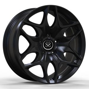 Wholesale SSJK10145 Gloss Black Machined 1-PC Forged Wheels 22 Inches For Lexus LX570 from china suppliers
