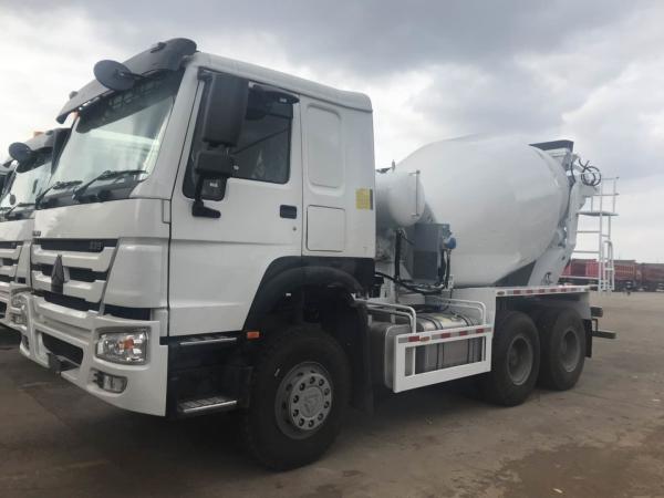 8L Concrete Construction Equipment / 9m3 Concrete Mixer Truck With Pump Self -