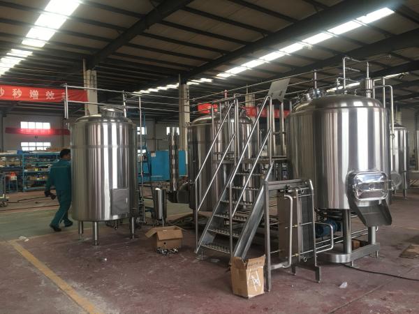 direct-fire heating brewhouse stainless steel 7BBL Beer brewhouse for pub beer