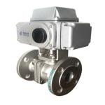 Grat Normal Temperature Stainless Steel Small Flow Control Electric Ball Valve