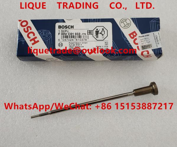 BOSCH Common rail injector valve F00VC01033 , F 00V C01 033 for 0445110279