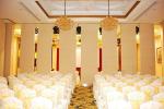 Removable Banquet Hall Sliding Partition Walls , Melamine Surface Wood Interior
