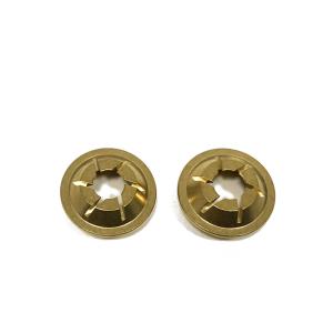 Wholesale Pressure Foot Disk Insert Copper Golden 28mm For PCB HiCNC Drilling Machine Consumables Manufacturer from china suppliers