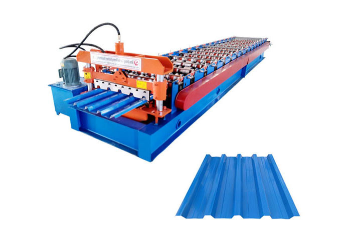 IBR Steel Profile Roll Forming Machine Size 6500*1500*1500 Mm Speed 10-15 M/Min