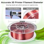 3D Printer Filament Silk Dual Color Red Black PLA Toughness Enhanced 3D Filament