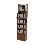 Storage Wood Stand Displays Retail Wooden Dessert Display Snack For Supermarket