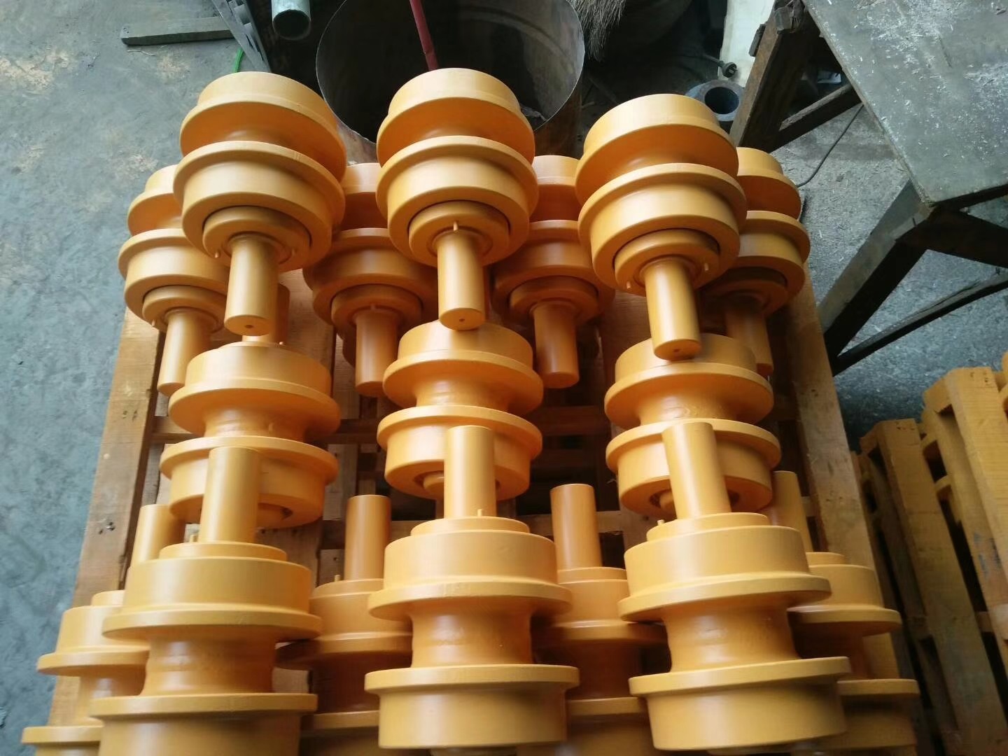 Excavator Track Roller PC20-7 PC30-7 PC40-7 , Excavator Undercarriage Components