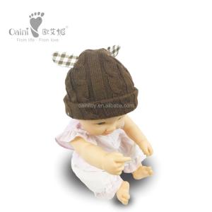 Wholesale ODM OEM Cheap Wholesale Custom Kids Beanie 0-1 Years Old Brown Deer Hats Baby Cute Autumn Winter Hats from china suppliers