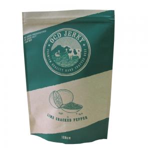Wholesale Custom Printed Almon Kraft Paper Packaging Bag Dry Food Packaging from china suppliers