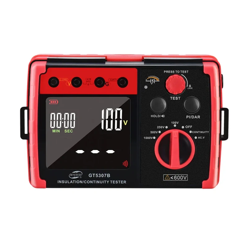 GT5307B Digital Megger Insulation Resistance Tester 10M Internal Resistance Measurement