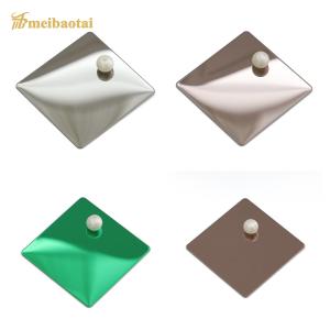 Wholesale PVD Plating Mirror Decorative Stainless Steel Sheet 0.55mm Thickness from china suppliers
