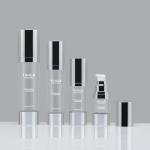 Cylinder Lotion Airless Pump Bottle 15ml 30ml 50ml 100ml Gold Empty Essence Pump