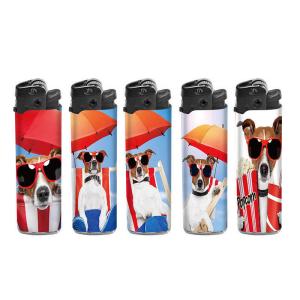 Wholesale Cool Dog Custom Logo Refillable/Disposable Cigarette Lighter Samples US 0.01/Piece from china suppliers