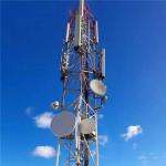 60m Tubular Steel Tower Telecommunication 3 Legged Self Supporting