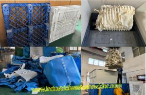Wholesale 600 Model Single Shaft Shredder Machine For Plastic Film Fabric Waste Recycling from china suppliers