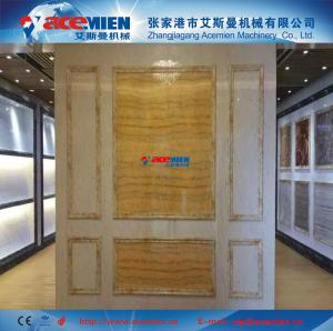 China PVC imitation marble stone plastic production line on sale