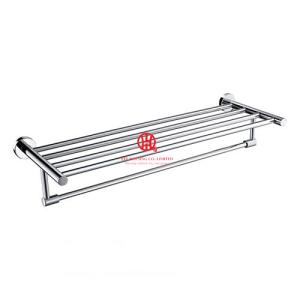 Wholesale Double Bathtowel Shelf,Brass Material Chrome Finished,Bathroom Accessories,Towel Shelf from china suppliers