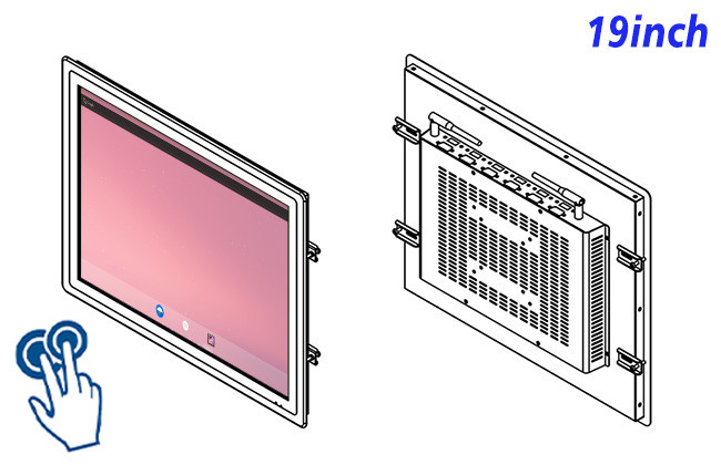 19-Inch Integrated Android Touch Display for Access Control and Diagnostics Tools