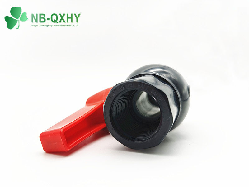 Inch Black UPVC Octagonal Ball Valve for Water Supply
