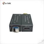 1.4a HDCP1.2 4k Fiber Optic HDMI Extender Over Multimode Fiber 80km