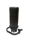 144 Cores Heat Shrink Dome Fiber Optic Splice Closure 1 Oval 4ports Arial Pole