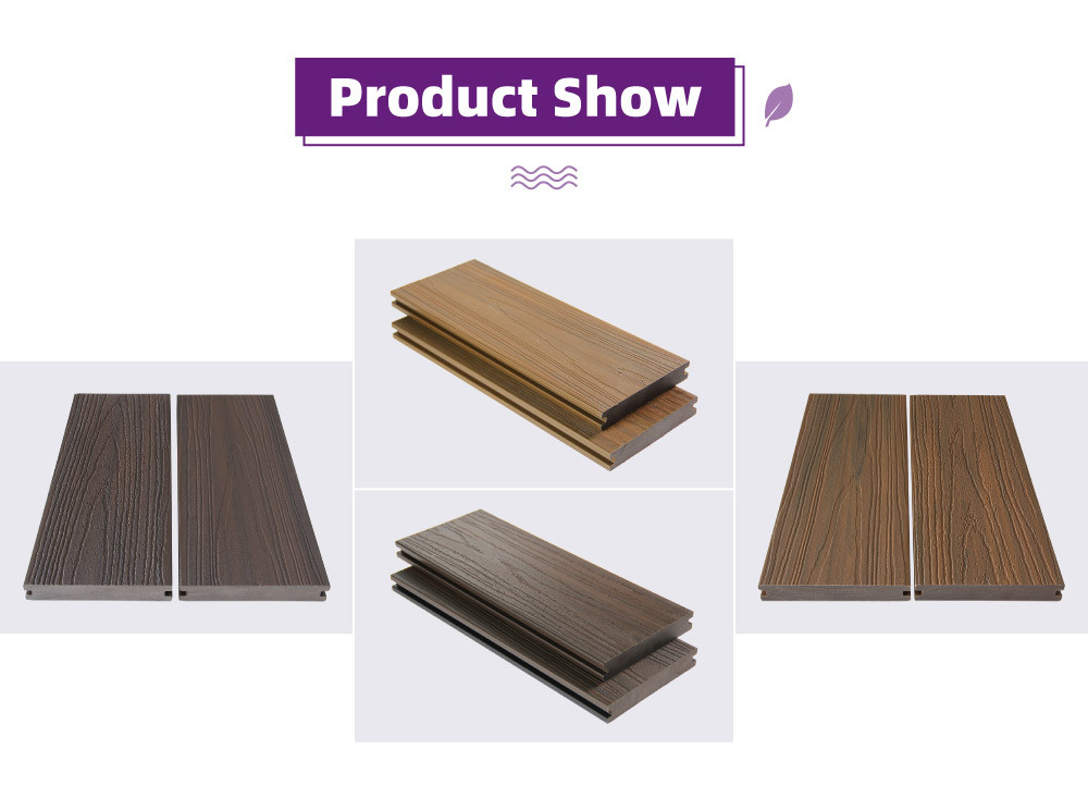 Coowin Geometric Patterns Pier Panels Composite Wood Deck Decking