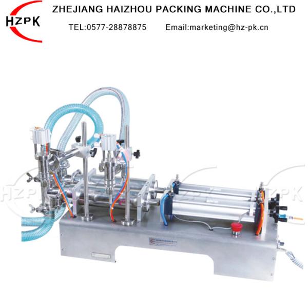 Stainless Steel Semi Automatic Liquid Filling Machine Electric And Pneumatic